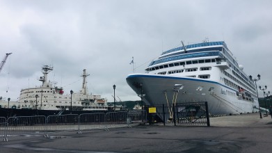 В Мурманске открыт сезон захода круизных океанских лайнеров