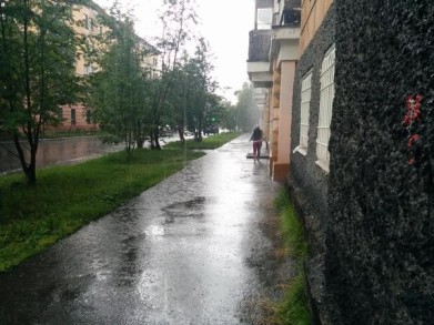 Мурманская область оказалась во власти дождей