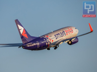 Прибытие рейса Smartavia из Санкт-Петербурга в Мурманск задерживается на семь часов