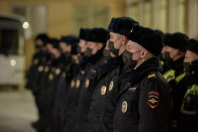Сводный отряд мурманских полицейских отправился на Северный Кавказ