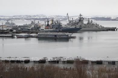 На Северном флоте начались тренировки военных парадов