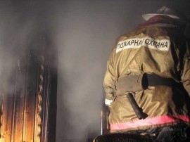 Добровольная пожарная дружина тушила пожар в Варзуге