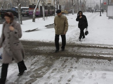 На юге области ожидается усиление ветра и мокрый снег