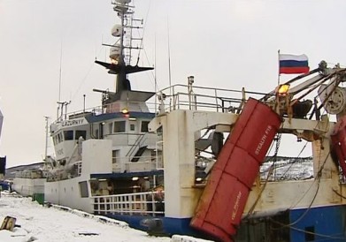 В порт Мурманск доставлен груз свежей мойвы