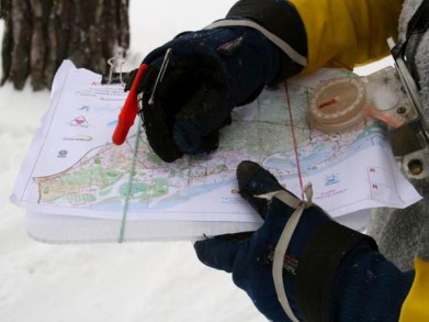 В Мурманске в рамках 55-го Праздника Севера учащихся прошли областные открытые соревнования по спортивному ориентированию на лыжах
