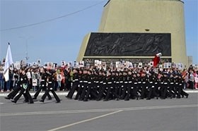 Кадеты Североморского кадетского корпуса приняли активное участие в мероприятиях, посвященных 70-летию Победы