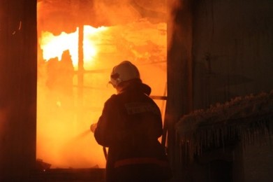 В Зверосовхозе сгорел подвал