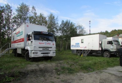 В Мурманской области продолжает работу «Поезд здоровья»