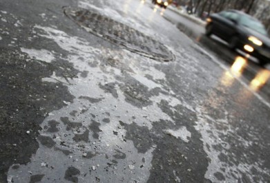 Завтра утром ожидается гололедица