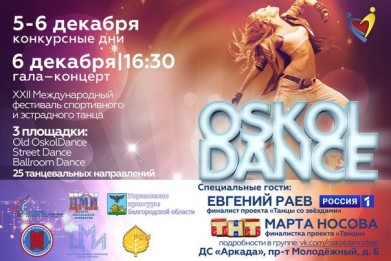 Танцоров Мурманской области приглашают принять участие в ХXII Международном фестивале современного молодежного спортивного и эстрадного танца