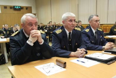 Заместитель губернатора Игорь Бабенко выступил перед руководящим составом Северного флота