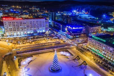 Новогоднее поздравление губернатора Мурманской области Марины Ковтун