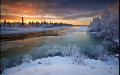 Сегодня в Заполярье по-прежнему морозно