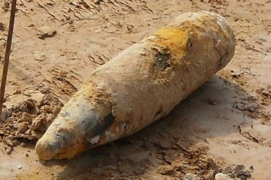 В Кольском районе обнаружили два снаряда времён войны