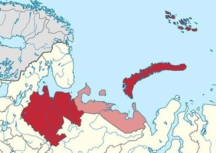 Ненецкий автономный округ карта россии