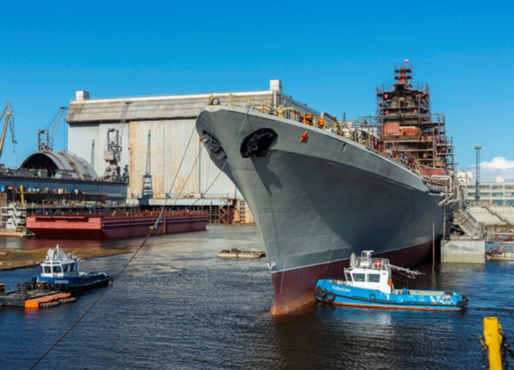 Фото адмирал нахимов на севмаше