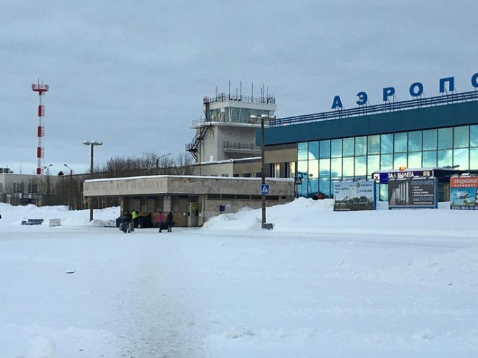 Аэропорт мурманск зима