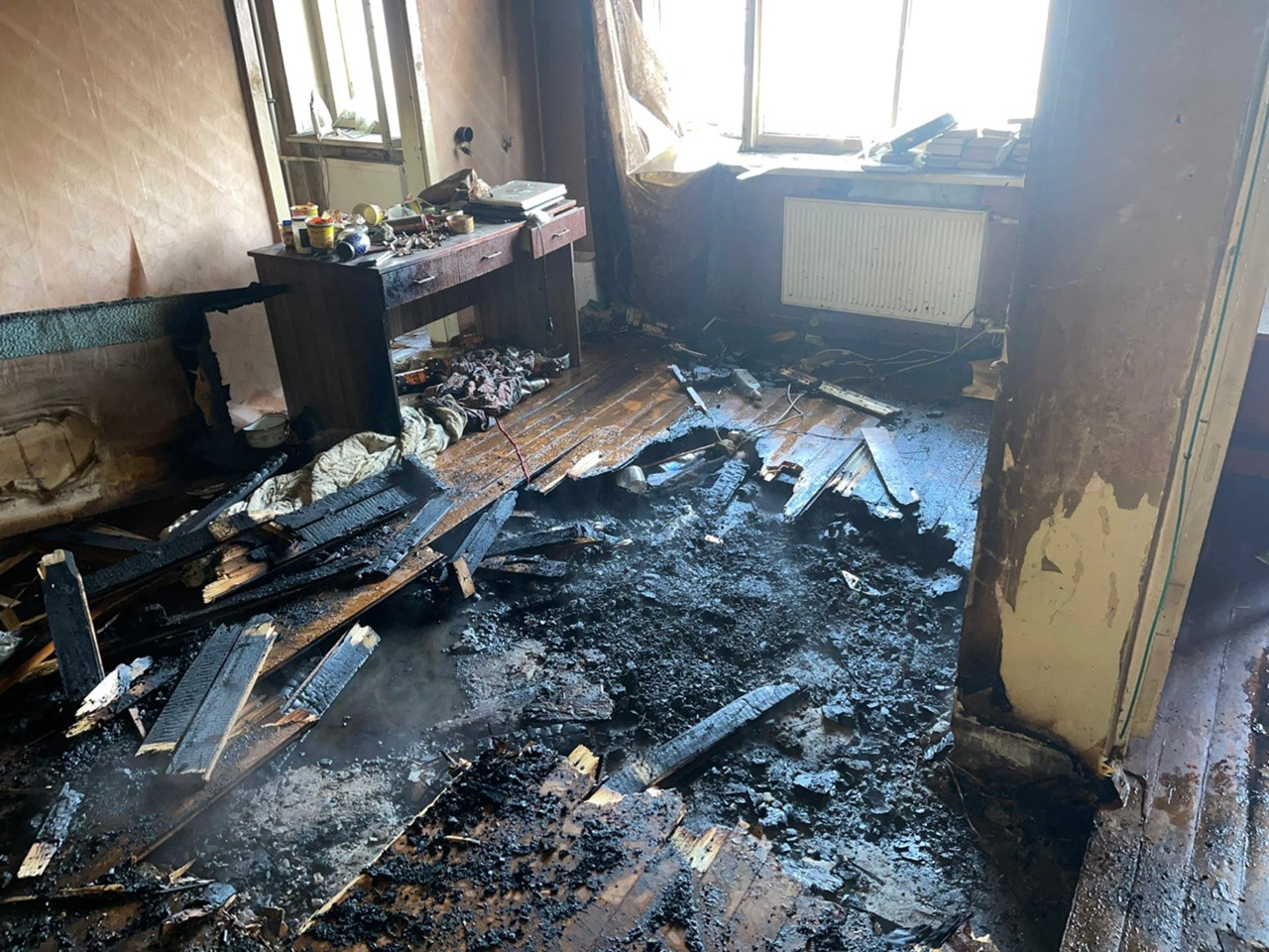 Квартира после пожара