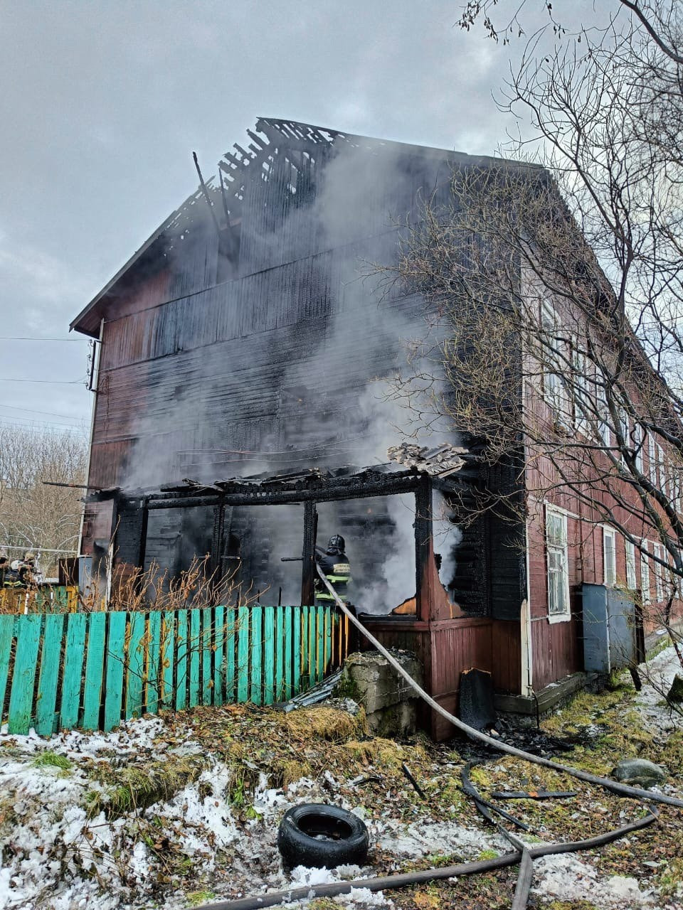 Две собаки погибли в результате пожара в Кандалакше | 07.11.2023 | Мурманск  - БезФормата