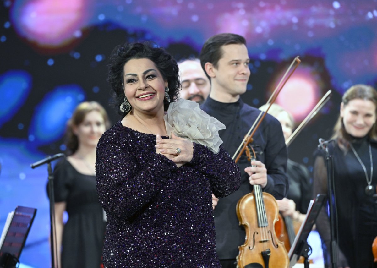 Джазовая певица Мариам Мерабова в Мурманской областной филармонии.