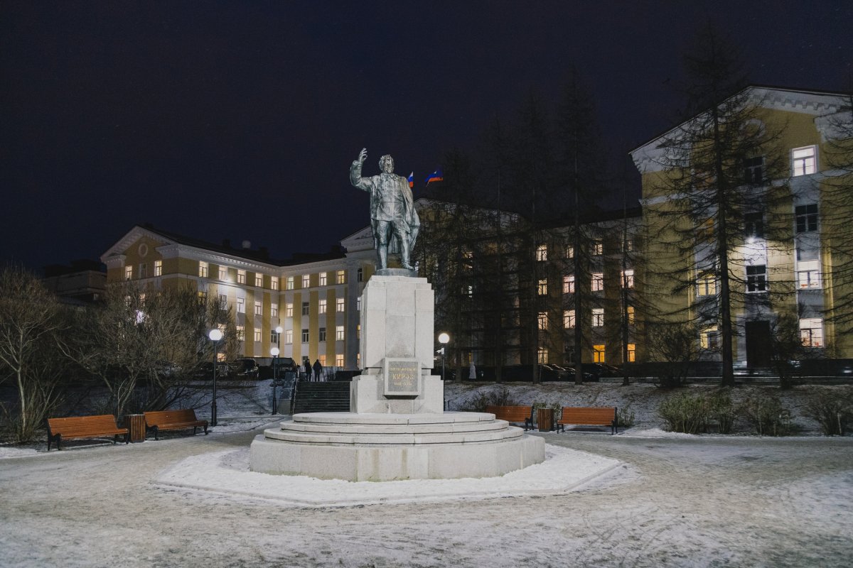 Памятник Сергею Кирову в Мурманске