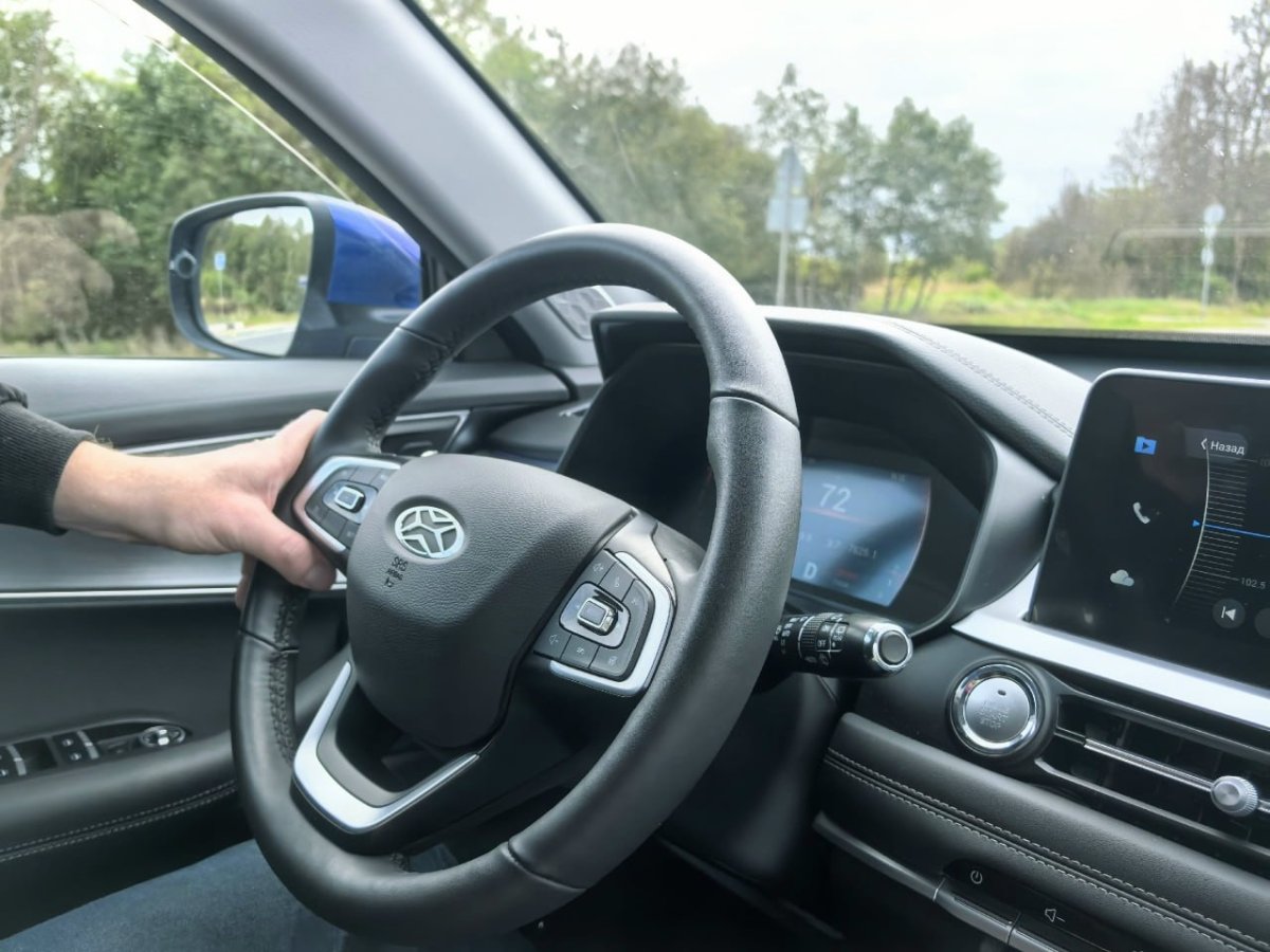 Водитель за рулём автомобиля