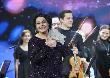 Джазовая певица Мариам Мерабова в Мурманской областной филармонии.