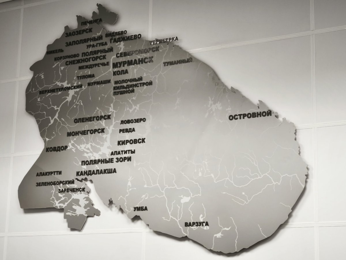 Карта Мурманской области