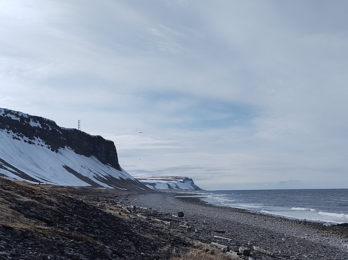 Весна на острове Кильдин в Мурманской области.