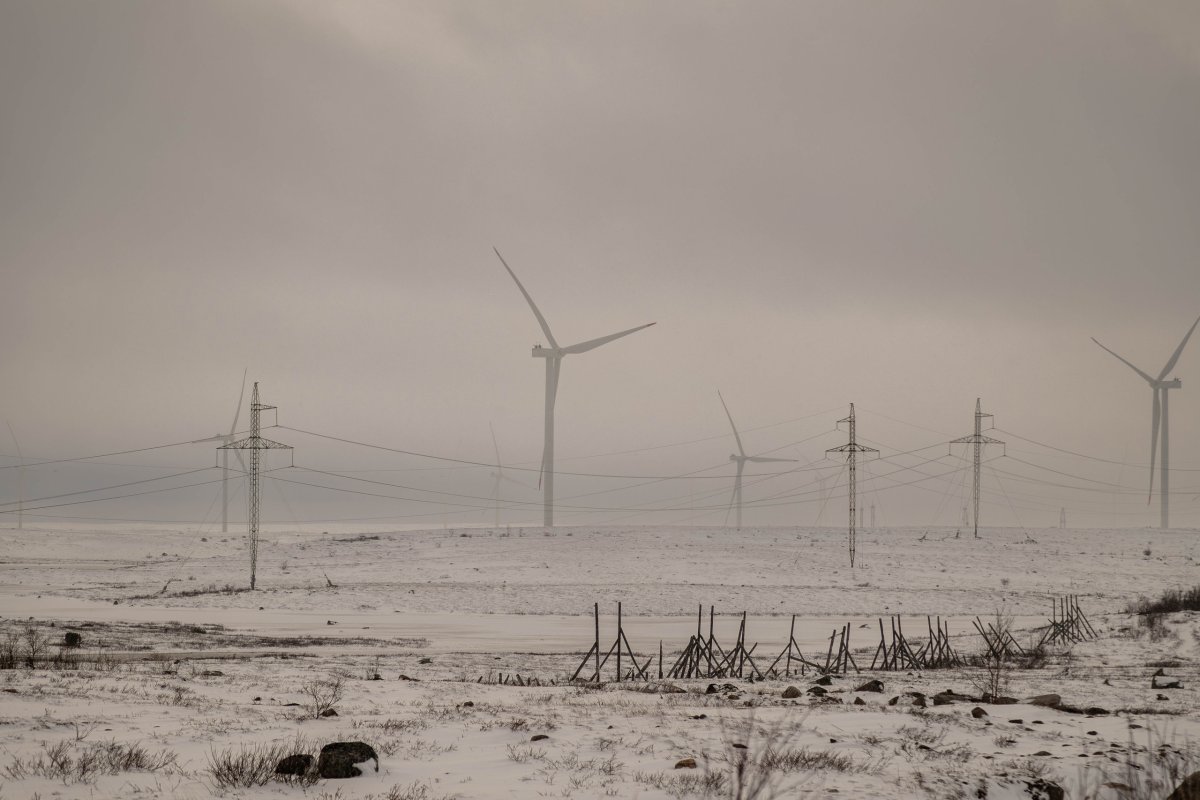 ветряки Кольской ветроэлектростанции