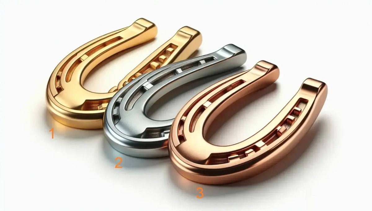 три разные подковы