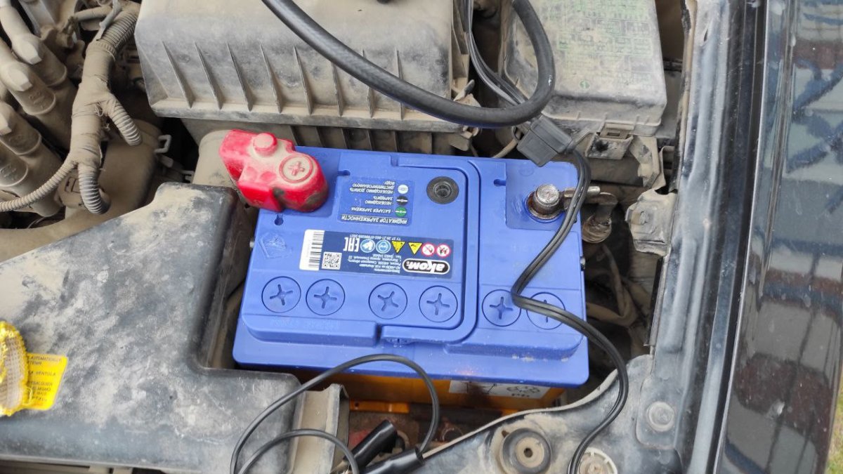 вид аккумулятора сверху