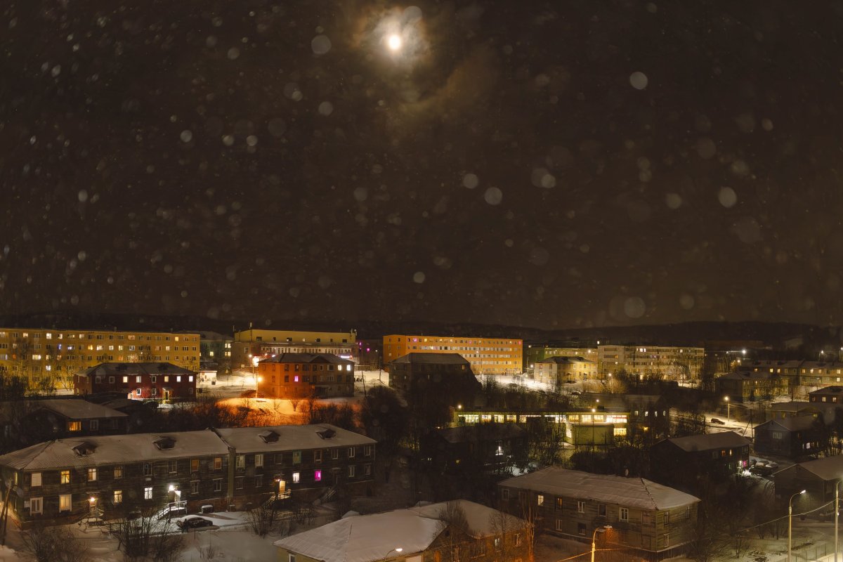 Больничный городок и улица Академика Павлова в Мурманске