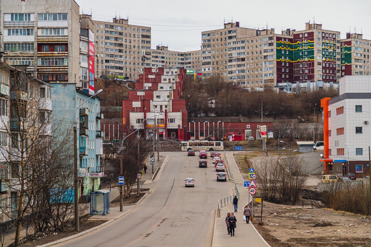 Улица Капитана Орликовой в Мурманске