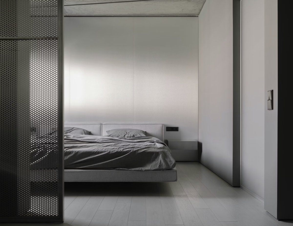 Спальня серая