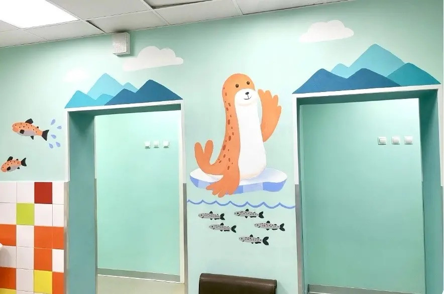 Обновлённое отделение в больнице Мурманска.