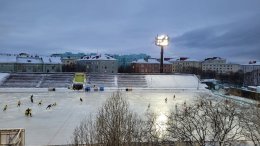 Хоккей с мячом в Мурманске
