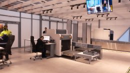 Зона досмотра в аэропорту.