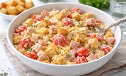 салат с томатами под майонезом