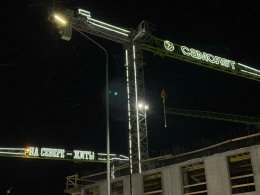 Строительство МКД в Коле.