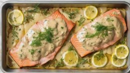 рыба под соусом