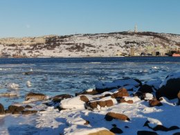 Кольский залив в Мурманске