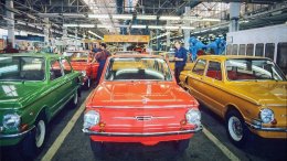 конвейер на заводе "запорожцев"