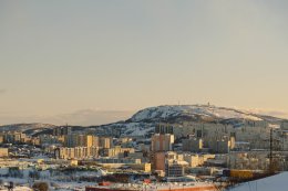 Вид на Мурманск