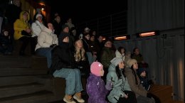 Уличный кинотеатр в Мурманске