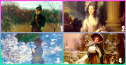 четыре женщины на картинах