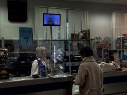 Отделение почты России в Мурманске.