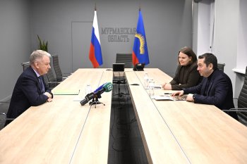 Андрей Чибис на встрече с Ольгой Вовк и Александром Фроловым.