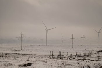 ветряки Кольской ветроэлектростанции