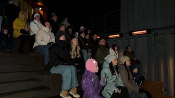 Уличный кинотеатр в Мурманске